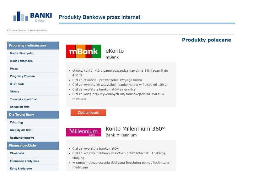 System partnerski Bankier.pl