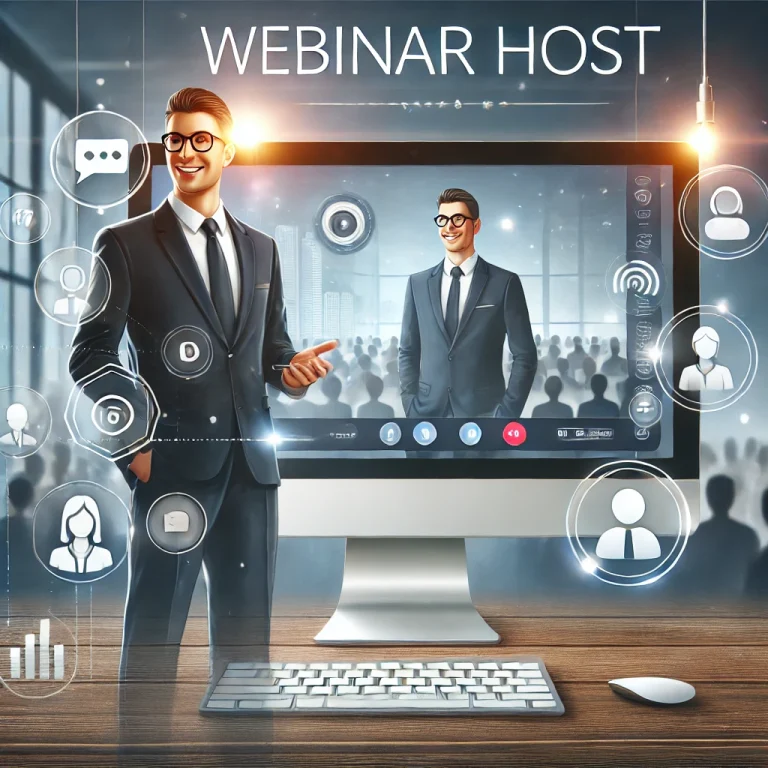 Host webinarium